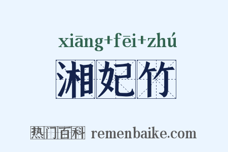 湘妃竹是什么意思的图片